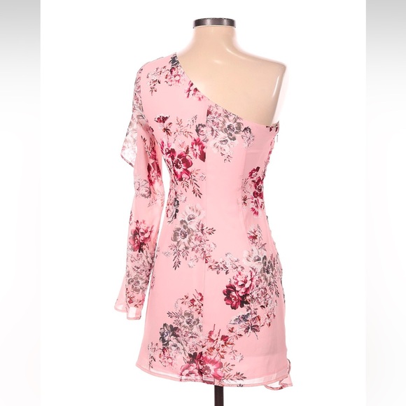 NWOT REVOLVE x Michael Costello Carter Dress in Pink Floral - Picture 6 of 8